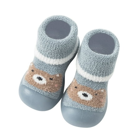 

EHQJNJ Flower Girl Shoes for Wedding Pearls Toddler Kids Baby Boys Girls Shoes First Walkers Thickened Warm Cute Cartoon Socks Shoes Antislip Shoes Prewalker Sneaker Flower Girl Shoes White