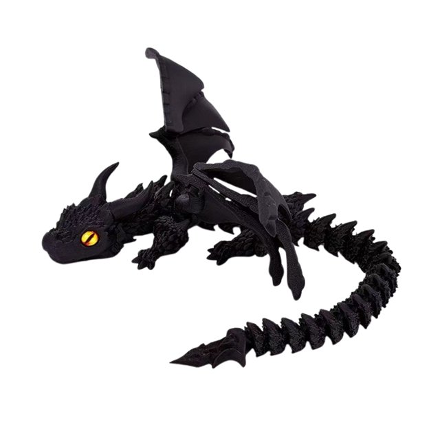 GUANGHONG 3D Printed Articulated Toy Poseable Model with Movable Joints Realistic Creature for Collectors