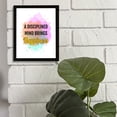 thumbnail image 5 of Designs ByLITA A Disciplined Mind Brings Happiness, 5 x 7 Black Framed Wall Art Print | Buddhist Quotes Motivational Decor, 5 of 7