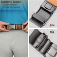 thumbnail image 5 of Mens Ratchet Belt,Leather Adjustable Slide Belt For Gift Mens Dress Casual 1 3/8",Size Adjustable, 5 of 8