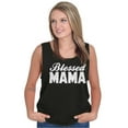 thumbnail image 4 of Blessed Mama Grateful Thankful Mother Tank Top Tee Shirt Women Brisco Brands M, 4 of 6