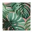 thumbnail image 4 of Awypu Summer Palm Leaf Hawaii California Tree Jungle Square Fitted Tablecloth 100% Polyester Fiber 46*46, 4 of 8