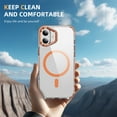 thumbnail image 2 of Allytechgroup Kickstand Hard Shell Back Cover Cell Phone Case with Protective Case Cover for Apple iPhone 17, Orange, 2 of 8