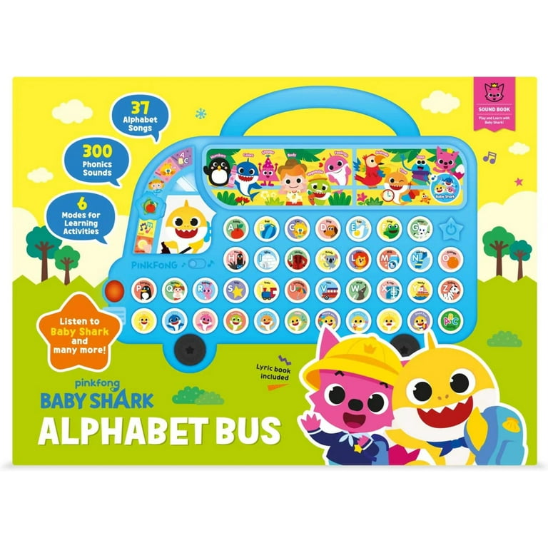 Baby Shark Alphabet Bus with Lyrics Booklet