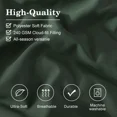 thumbnail image 3 of Amberspace 7-piece Bed in a Bag Comforter Set with Sheets,Dark Green,California King, 3 of 7