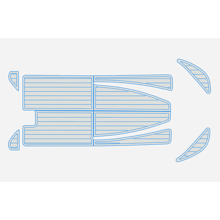 For 1979 Boston Whaler 15 Sport EVA Foam Marine Decking Non-SlipYacht Flooring Mat 6mm Thick Durable and Easy to Clean Boat Pad