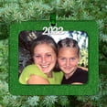 thumbnail image 3 of Expressly Yours! 2022 Picture Frame Christmas Ornament with Magnetic Glitter and Non-Glare Photo Protector, Horizontal Green, 3 of 6