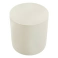 thumbnail image 5 of Coffee Side Table Stool, White, Faux Stone Concrete, Outdoor Patio Balcony Cafe Bistro Garden Hospitality Restaurant, Modern Contemporary, HB37578, 5 of 10