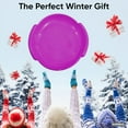 thumbnail image 5 of Superio Round Snow Saucer Sleds- 24” Plastic Disc Sleds for Kids and Adults- Heavy Duty Sled Discs with Handles for Downhill Sledding, Winter Outdoor Sports, (Red, Green, Purple, Fuchsia, Orange), 5 of 5