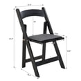 thumbnail image 4 of 4 Folding Chairs - Premium PU Leather - Home Seating - Open - to - Use Design, 4 of 5