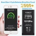 thumbnail image 4 of Batería XYIRMCYF de 21800 mAh para iPhone 12/12 Pro con kit, 4 of 7