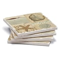 thumbnail image 6 of CounterArt "Shell Collage" Single Image Absorbent Stone Tumbled Tile Coaster 4 Pack, 6 of 8