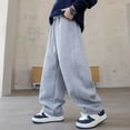 thumbnail image 2 of HAYIMI Children Kids Boys Daily Sweatpants Joggers Casual Solid Color Trousers For Teenagers Lightweight Pants With Pockets Adorable Slacks, 2 of 6