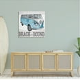 thumbnail image 2 of Stupell Beach Bound Summer Vacation Van Landscape Painting Gallery Wrapped Canvas Print Wall Art, 2 of 7