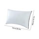 thumbnail image 3 of Almohada de felpa de terciopelo con relleno de fibra de poliéster, 72x46 cm, transpirable, lavable, con soporte, para dormitorio, habitación de invitados, viaje, azul o dorado., 3 of 6