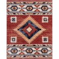 thumbnail image 2 of Well Woven Lizette Red Traditional Medallion Area Rug (6'7" x 9'3"), 2 of 6