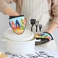 thumbnail image 6 of Pofeuu Hello Summer3 Print Thickened Mini Silicone Oven Mitts Heat Resistant, Rubber Oven Mitt Gloves, Finger Pinch Grips, Pot Holder, Silicone Potholder, 6 of 7