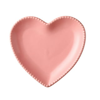 Buy SWILAK Pink Heart Shaped Plates, Plastic Snakes Plates, Sushi