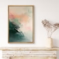 thumbnail image 2 of IDEA4WALL Framed Canvas Print Pastel Orange Pink Paint Stroke Landscape Abstract Wall Art Modern Artwork Decor Bohemian Colorful Relax/Zen for Living Room, Bedroom - Natural 24"x36", 2 of 5