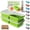 Green-2 Cup-2 Pack, variant on Silicone Freezer Tray With Lid Soup Container Molds Steel Reinforced Rim Large Ice Cube Sauce Leftovers Homemade Meal Prep Freezing Kitchen Storage Containers Cream