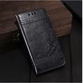 thumbnail image 1 of LEDEX Luxury Leather Magnetic Wallet Case Card Slot Cover Pouch Stand Flip for iPhone 13 (Black), 1 of 9