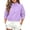 Purple, variant on Splozh Girls Crewneck Sweatshirt Long Sleeve Shirt Girls Fashion Basic Fall Winter Solid Color Baby Sweatshirt,Orange,12-13 Years