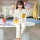 thumbnail image 2 of Anime Sanrioed Kids Pajamas Cinnamoroll Kuromi Hello Kitty Spring Kawaii Girl Cotton Sleepwear Parent-Child Loungewear Homewear, 2 of 5