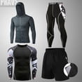 thumbnail image 2 of YAYUBA 2 Pack Thermal Underwear Long Johns for Men Fleece Lined Base Layer Tops and Bottoms Set Cold Weather Winter Gear, 2 of 9