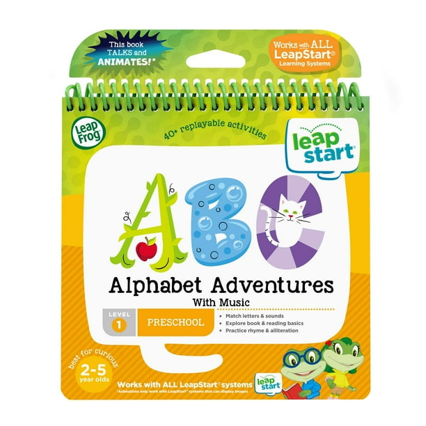 Libro de actividades LeapFrog LeapStart Preschool Alphabet Music