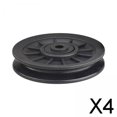 thumbnail image 1 of DYNWAVECA 3 6pack Bearing Pulley Wheel for Cable Machine Home Gym Fitness Workout Hole 4 Pcs, 1 of 10