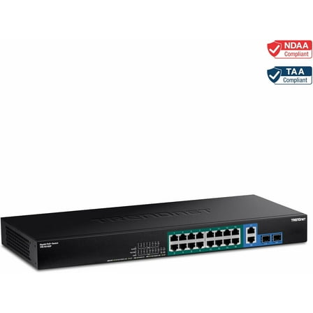 TRENDnet TPE-TG182F 18-port Gigabit High Power PoE  Switch