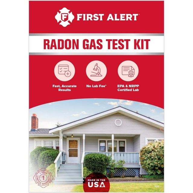 First Alert Trousse de Test de Gaz Radon, RD1