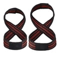 thumbnail image 7 of sunsanly 2Pcs Figure 8 Lifting Strap Men Women Anti-Slip Weightlifting Grip Band Bodybuilding Powerlifting Strength Training Home Gym Deadlifts Wrist Strap, 7 of 7
