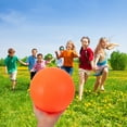 thumbnail image 3 of LOLIPPYY Ballons de Terrain de Jeu Ballons Gonflables pour Enfants PVC Orange 1 Ensemble pour Lancer, 3 of 5