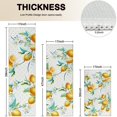thumbnail image 4 of Yellow Lemon Flowers White Pattern Kitchen Rugs Sets Of 3,Kitchen Runner Rugs Non Skid Washable,Decorative Kitchen Floor Mats for Kitchen,Sink,Laundry,17"x30"+ 17"x47" + 17"x59", 4 of 6