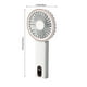 thumbnail image 3 of Ventilador, ventilador de techo, ventilador de escritorio, ventilador portátil de mano recargable de 2000 mAh, ajustable en 4 velocidades, pantalla de viento, electricidad en USB real, ventilador pleg, 3 of 8