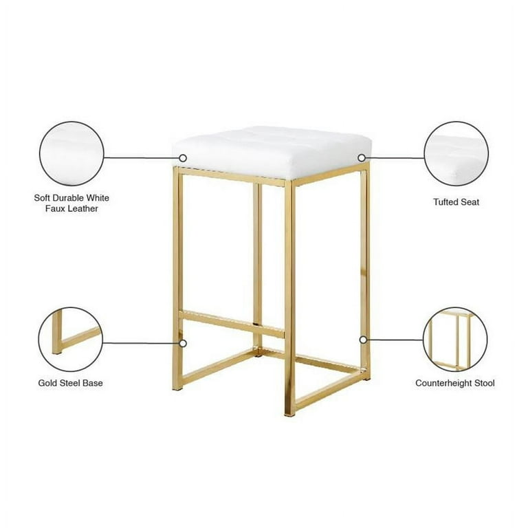 Meridian Furniture Nicola Faux Leather Counter Stool Meridian Furniture Nicola Faux Leather Counter Stool