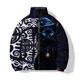thumbnail image 3 of Ropa informal de algodón de invierno para hombre, ropa de calle Harajuku, chaqueta con estampado de gatito, chaquetas frías para hombre, abrigos tipo parka, abrigos fríos para hombre, 3 of 4