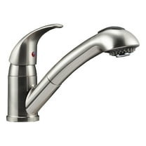 Dura Faucet Designer Pull-Out RV Kitchen Faucet - Brushed Satin Nickel
