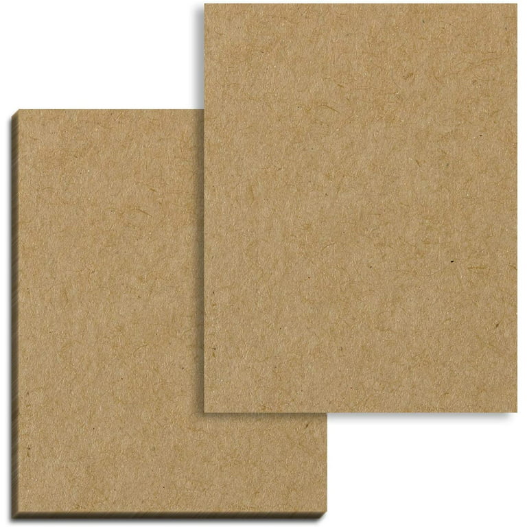 Premium Quality 8.5 x 11 BROWN CARDSTOCK PAPER - 20 Sheets