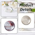 thumbnail image 4 of 1set PH 2pcs Glass Paperweight Magnifier Half Dome Magnifying 2.36inch Dome Magnifier Clear Optical Half Ball Lens for Blueprints Maps Newspapers Office Desk Home Gift Clear, 4 of 5