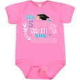 thumbnail image 3 of Inktastic My Sister Graduated with Cap and Arrows Girls Baby Bodysuit, 3 of 5