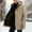 Khaki, variant on TIANZEN Winter Thick Warm Hooded Jacket Loose Fit Coat For Cold Weather Insulated Outdoor Overcoat With Thermal Casual And Stylish Design For Mens Warm Long Jacket Mens Full Zip