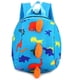 thumbnail image 1 of Linda mini mochila con estampado de dinosaurios para niños pequeños, mochila preescolar con correa y arnés de seguridad (azul claro) ER, 1 of 5