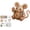 A, variant on BUDAO00 Patchwork Mouse DIY Kit, Handmade Sewing Craft Kit for Mouse Making, Creative Patchwork Animal Craft Project, Cute Mouse DIY Set for Hobby Sewing Quilting Art Crafting Gift (A Set)