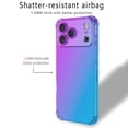 thumbnail image 2 of For iPhone 17 Pro Case Gradient Color TPU Phone Case Anti-Drop Phone Cover - Purple Blue, 2 of 5