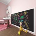 thumbnail image 2 of 1Pcs 200 x 45/60cm Vinyl Blackboard Wall Stickers Removable Chalkboard Decal Roll Blackboard Wallpaper Contact Paper Self Adhesive Wall Sticker for Home Office, 2 of 9