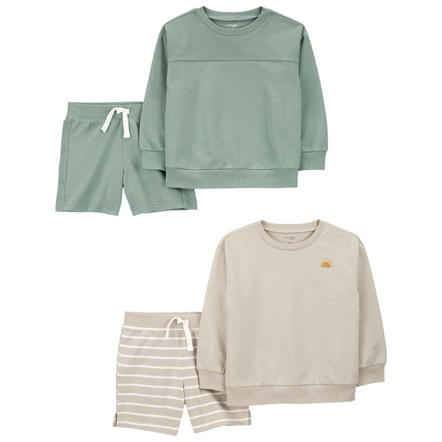 Conjunto casual de ropa deportiva Simple Joys de Carter's Baby Boys, 12 m