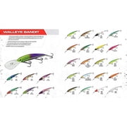Bandit Walleye Shallow Neon Shad Fishing Lure 0.625 oz
