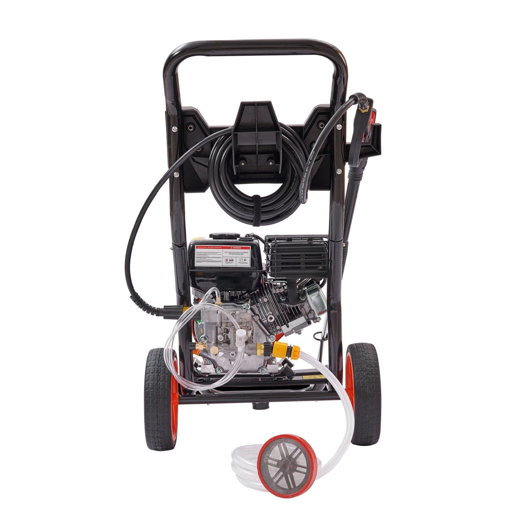 Gas Pressure Washer 3400 PSI 2.6 GPM - Aluminum Pump, Spray Gun, 5 Nozzles - for Cars, Home, Driveway, Patio Cleaning